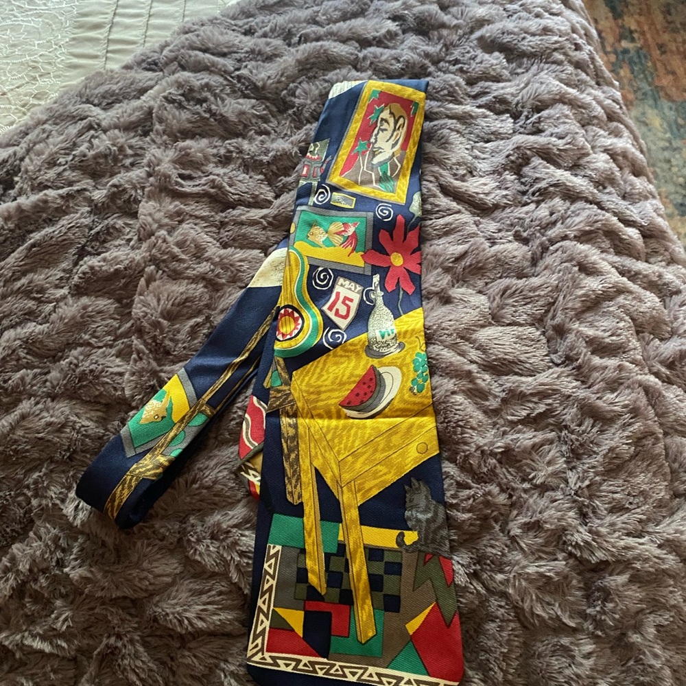 Perry Ellis Multicolor Artistic Tie